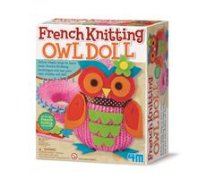 8502764 4M 00-02764 Aktivitetspakke, French Knitting OwlDoll 4M